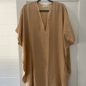 Hatch 100% silk maternity tunic dress